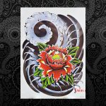 Hình xăm bắp tay HB-507