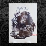 Hình xăm bắp tay HB-819