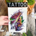 Hình xăm dán cá chép XDL-376