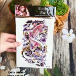 Hình xăm dán cá chép MX-1036