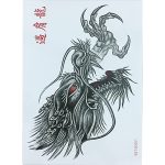 Hình xăm nửa lưng đầu rồng cực đẹp