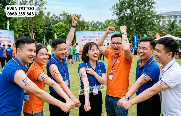 In 500 Hình Xăm Dán Logo Cho Công Ty LOTECH – Giải Pháp Quảng Bá Thương Hiệu Sáng Tạo