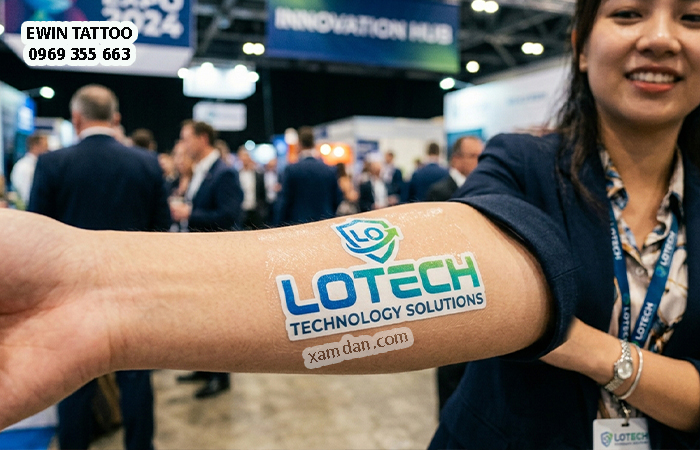 In 500 Hình Xăm Dán Logo Cho Công Ty LOTECH – Giải Pháp Quảng Bá Thương Hiệu Sáng Tạo