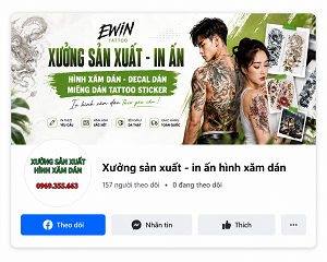 Fanpage Xưởng sản xuất hình xăm dán