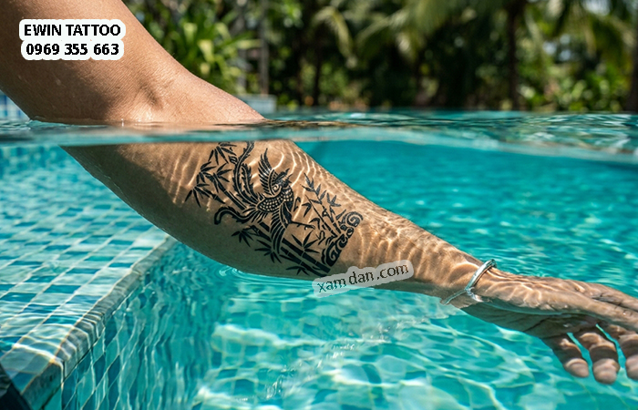 Hình Xăm Dán Có Giữ Được Khi Đi Bơi Không?