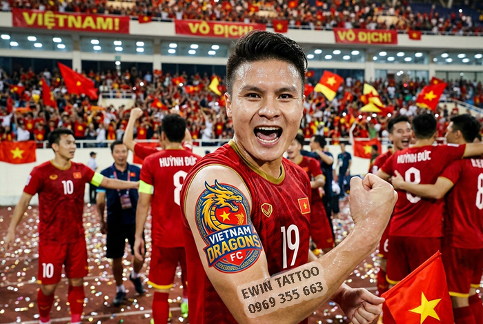 SẢN XUẤT HÌNH XĂM DÁN LOGO ĐỘI BÓNG THEO YÊU CẦU