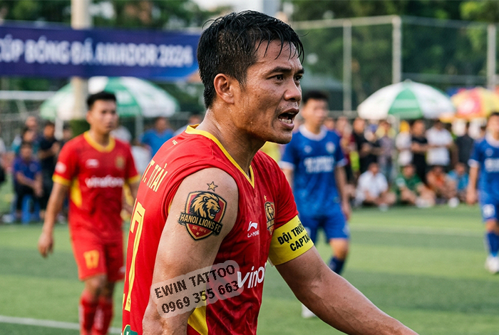 IN HÌNH XĂM DÁN LOGO ĐỘI BÓNG THEO YÊU CẦU