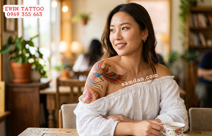Ý Nghĩa Hình Xăm Chim Phượng Hoàng – Biểu Tượng Của Sự Tái Sinh, Quyền Lực Và Khát Vọng Vươn Lên