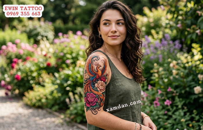 Ý Nghĩa Hình Xăm Chim Phượng Hoàng – Biểu Tượng Của Sự Tái Sinh, Quyền Lực Và Khát Vọng Vươn Lên