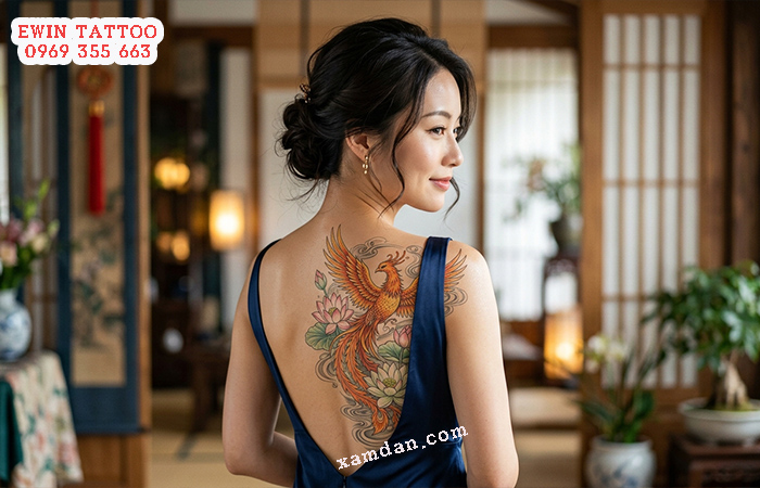 Ý Nghĩa Hình Xăm Chim Phượng Hoàng – Biểu Tượng Của Sự Tái Sinh, Quyền Lực Và Khát Vọng Vươn Lên