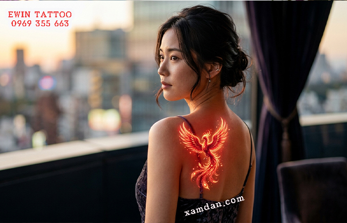 Ý Nghĩa Hình Xăm Chim Phượng Hoàng – Biểu Tượng Của Sự Tái Sinh, Quyền Lực Và Khát Vọng Vươn Lên