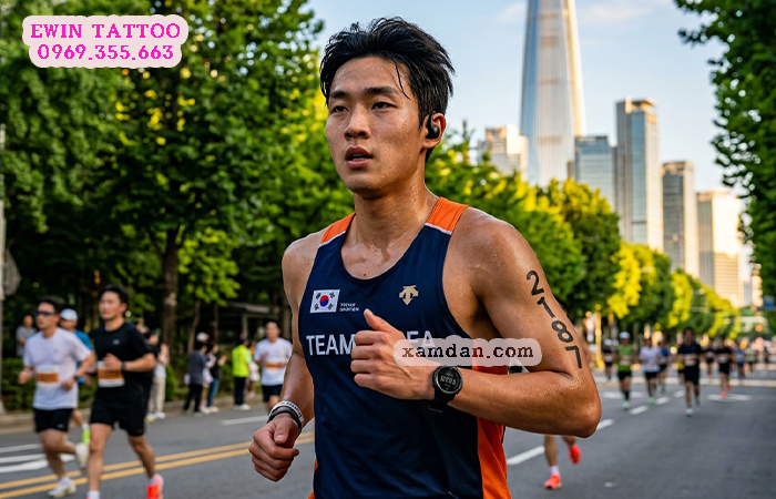 Hình xăm dán chạy bộ có số báo danh – Giải pháp hiện đại dành cho runner và ban tổ chức sự kiện