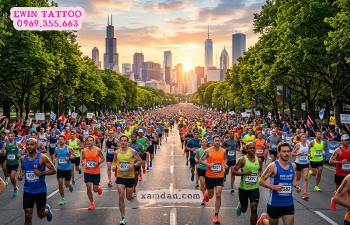 Hình xăm dán chạy bộ có số báo danh – Giải pháp hiện đại dành cho runner và ban tổ chức sự kiện