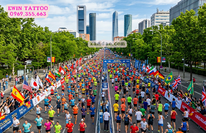 Hình xăm dán chạy bộ có số báo danh – Giải pháp hiện đại dành cho runner và ban tổ chức sự kiện