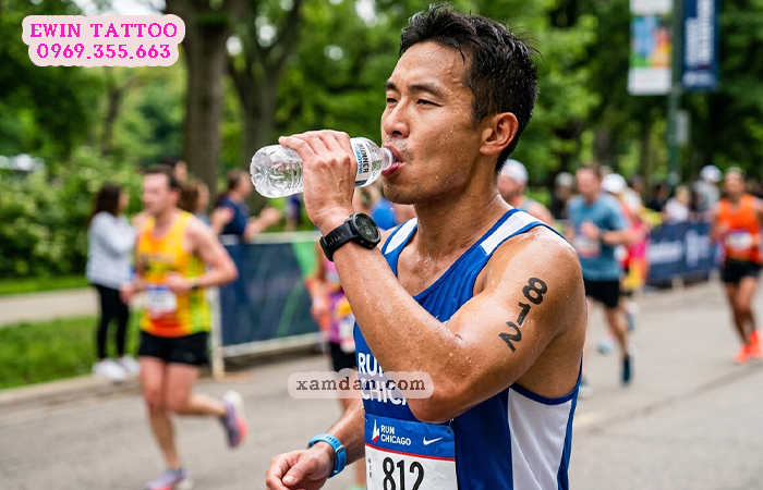 Hình xăm dán chạy bộ có số báo danh – Giải pháp hiện đại dành cho runner và ban tổ chức sự kiện