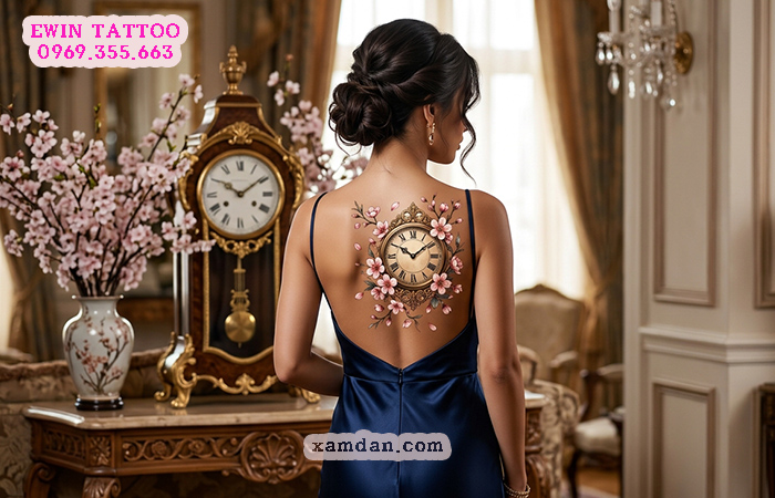 Ý nghĩa hình xăm đồng hồ – Biểu tượng của thời gian, ký ức và giá trị cuộc sống