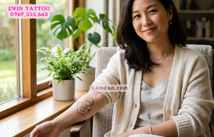 Hình Xăm Dán Mẹ Con – Lưu Giữ Tình Mẫu Tử Thiêng Liêng Bằng Những Thiết Kế Đầy Ý Nghĩa