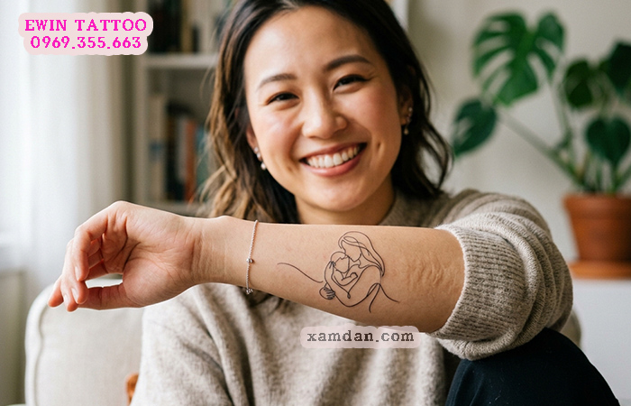 Hình Xăm Dán Mẹ Con – Lưu Giữ Tình Mẫu Tử Thiêng Liêng Bằng Những Thiết Kế Đầy Ý Nghĩa