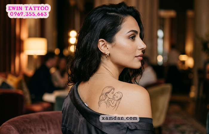 Hình Xăm Dán Mẹ Con – Lưu Giữ Tình Mẫu Tử Thiêng Liêng Bằng Những Thiết Kế Đầy Ý Nghĩa