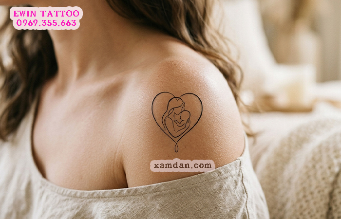 Hình Xăm Dán Mẹ Con – Lưu Giữ Tình Mẫu Tử Thiêng Liêng Bằng Những Thiết Kế Đầy Ý Nghĩa