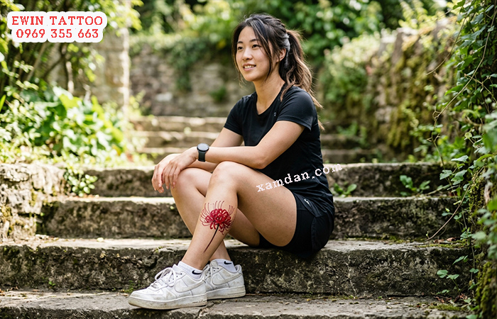 Ý Nghĩa Hình Xăm Hoa Bỉ Ngạn – Biểu Tượng Của Luân Hồi, Tình Yêu Dang Dở Và Sự Tái Sinh