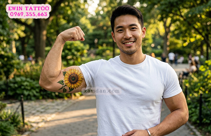 Ý Nghĩa Hình Xăm Hoa Hướng Dương – Biểu Tượng Của Hy Vọng, Niềm Tin Và Năng Lượng Tích Cực