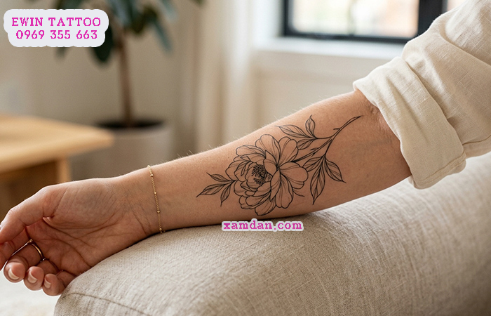 Ý Nghĩa Hình Xăm Hoa Mẫu Đơn – Biểu Tượng Của Sự Phú Quý, Sắc Đẹp Và Hạnh Phúc Viên Mãn