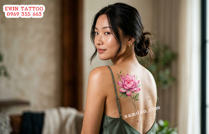 Ý Nghĩa Hình Xăm Hoa Sen – Biểu Tượng Của Sự Thuần Khiết, Bình An Và Giác Ngộ