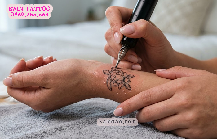 Ý nghĩa hình xăm rùa – Biểu tượng của sự trường thọ, bình an và bền vững