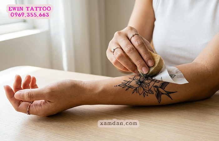 Hình xăm dán giữ được bao lâu? 7 cách giúp hình xăm bền màu hơn