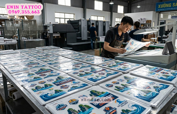 Xamdan.com sản xuất hình xăm dán cho sự kiện thể thao Ha Long Bay Challenge