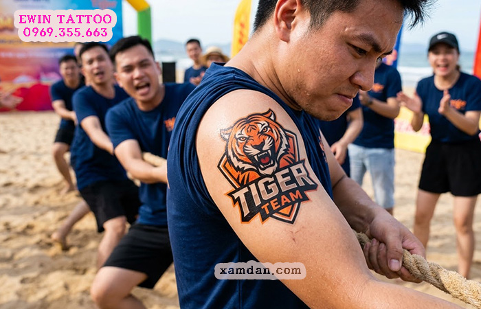 Dragon Team Building 2026 – In hình xăm dán cho chương trình team building doanh nghiệp